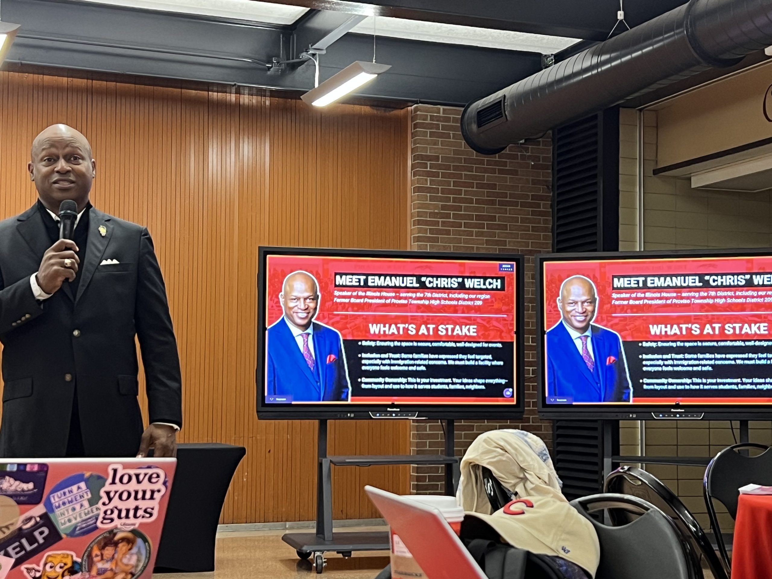 House Speaker Welch joins town hall on D209’s Sports Complex at Proviso West
